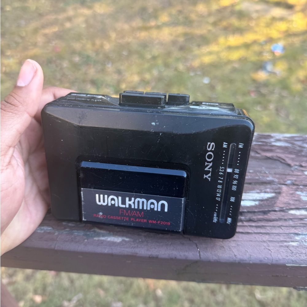 Sony Black Walkman FM/AM Radio Cassette Player